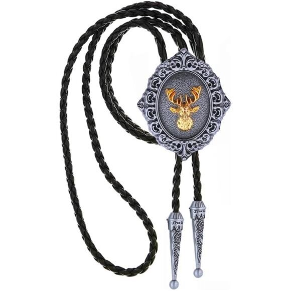 Western Bolo Tie for Men 06 - Picture 6 of 7
